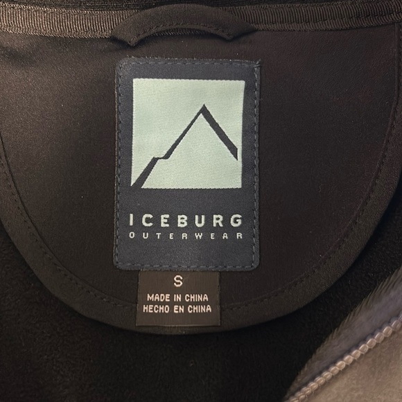 Iceburg Women’s Wind/Water‎ Resistant Vest Size Small Black EUC Lined Pockets - Picture 6 of 9